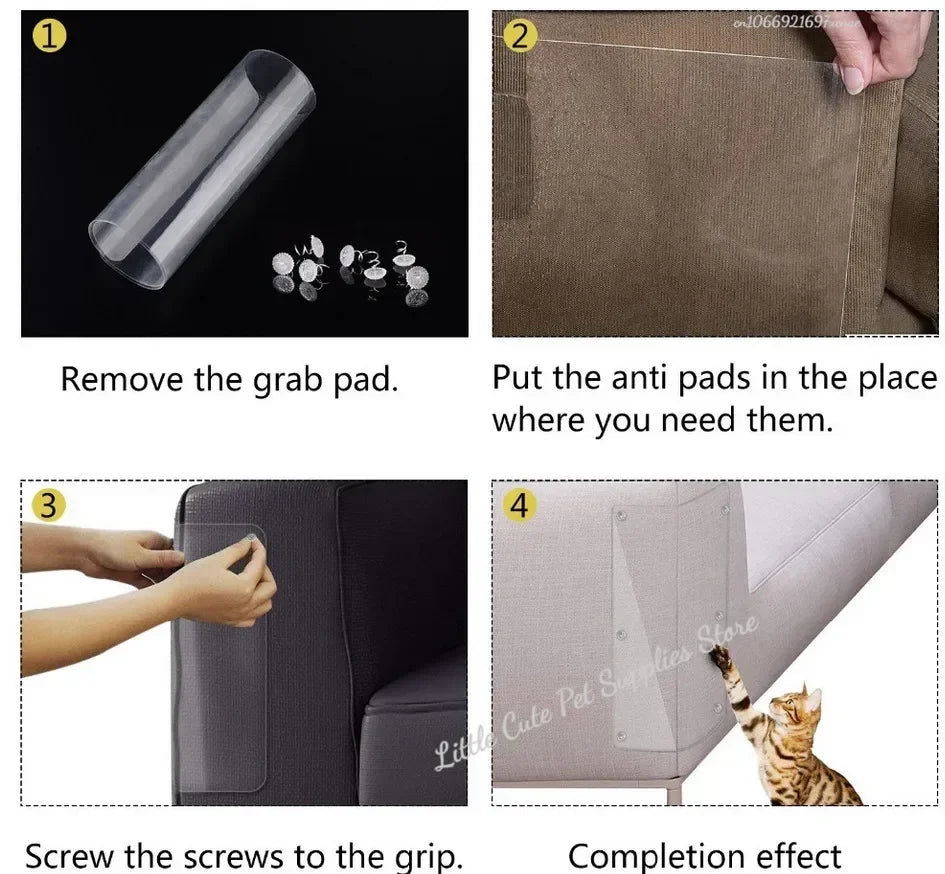 Pet Furniture Protector Cat Scratch Repellent Pad Anti Scratch Training Tape (30 x 45 cm)