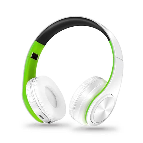 HIFI Stereo Bluetooth Earphones – FM Radio & SD Card Support with Mic