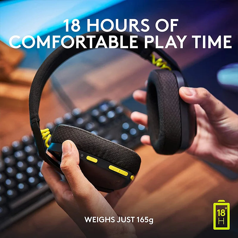 Logitech G435 Wireless Gaming Headset – Bluetooth, Surround Sound, Over-Ear