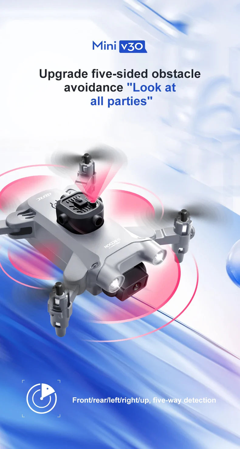 Mini Drone 4DRC V30 – 4K Dual Camera, WIFI FPV, Professional Obstacle Avoidance