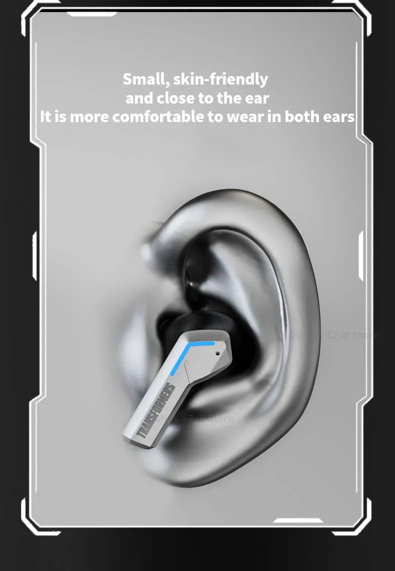 TF-T06 Wireless Earbuds – TRANSFORMERS Bluetooth Headphones for Gaming & Music