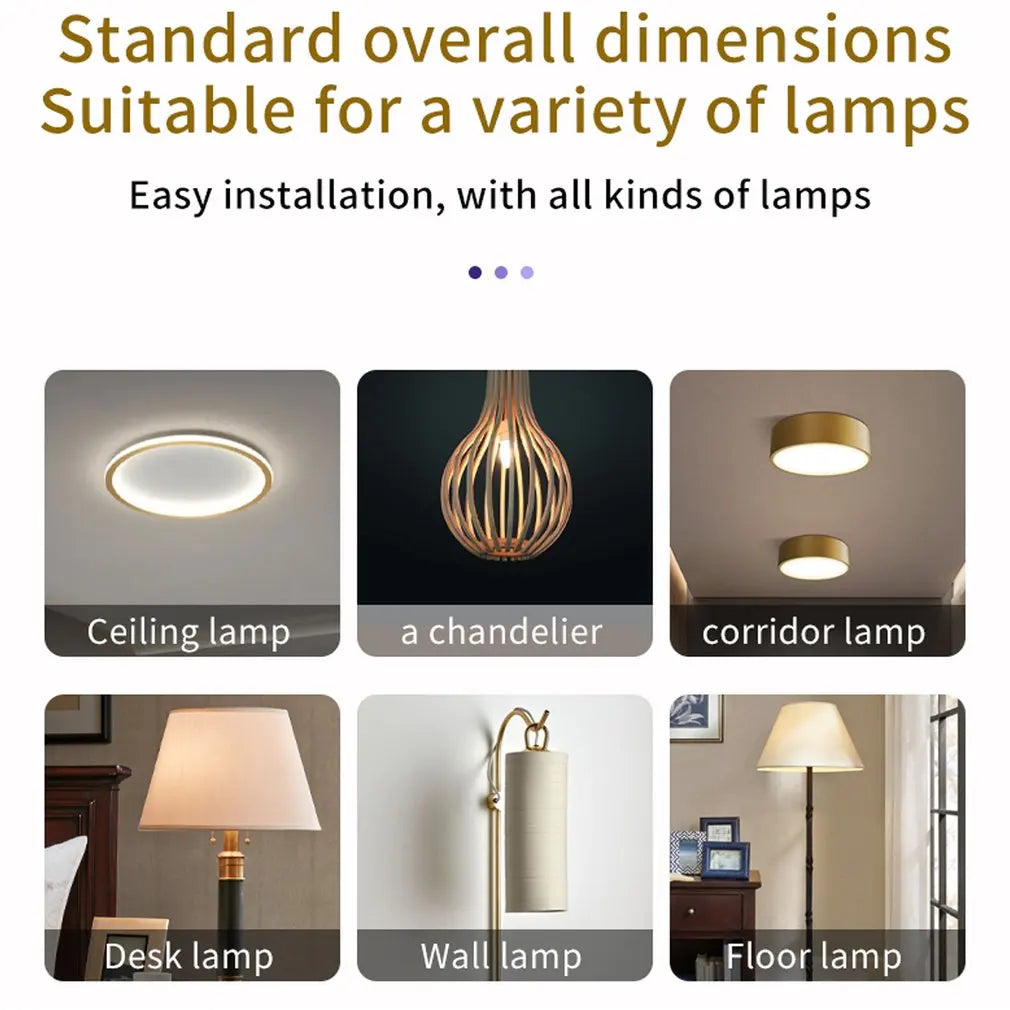 2025 WiFi Bulb Camera E27 – Double Light, Full-Color Night Vision, 360° View