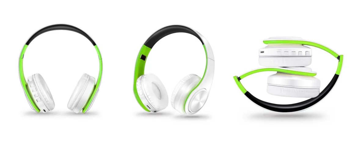 HIFI Stereo Bluetooth Earphones – FM Radio & SD Card Support with Mic