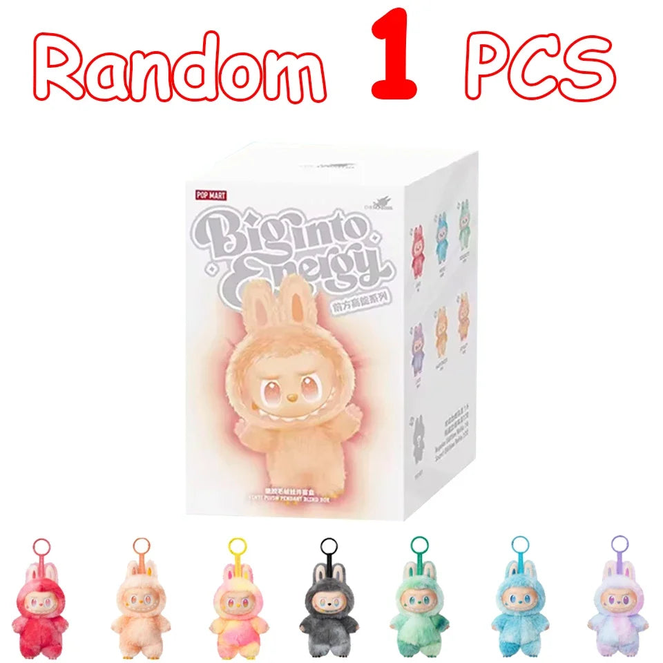 For Labubu 3 Heartbeat Macaron Enamel The Monsters Face Blind Box Pvc Figurine Tabletop Ornament Kawaii Doll Kid Birthday Gift