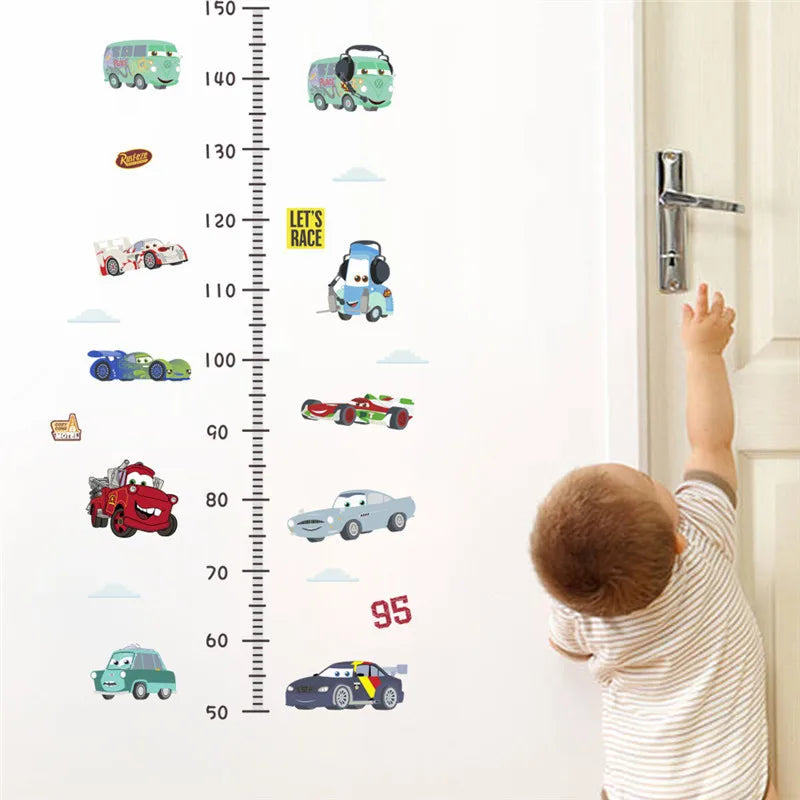 3D Cartoon Lightning McQueen  Wall Stickers For Kid's Room Kindergarten Bedroom Living Room Diy Wall Decoration