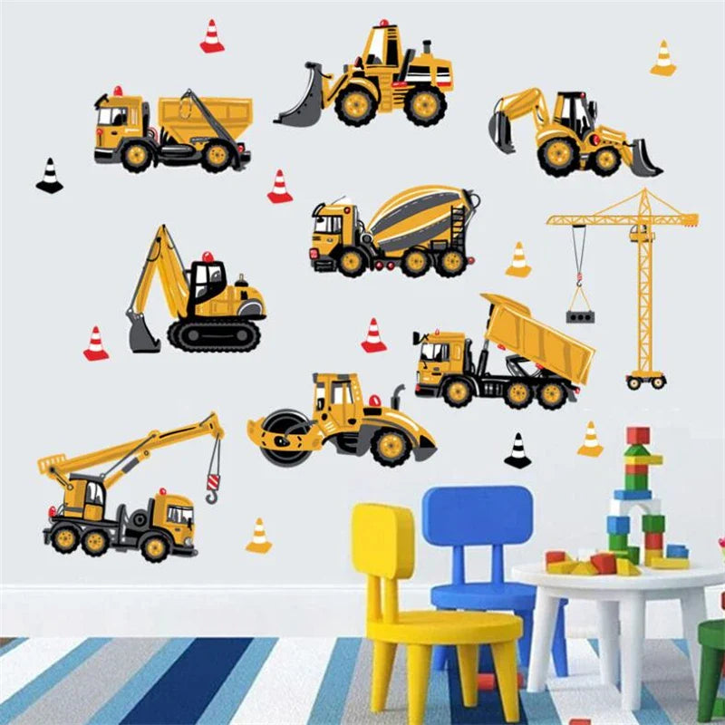 3D Cartoon Lightning McQueen  Wall Stickers For Kid's Room Kindergarten Bedroom Living Room Diy Wall Decoration