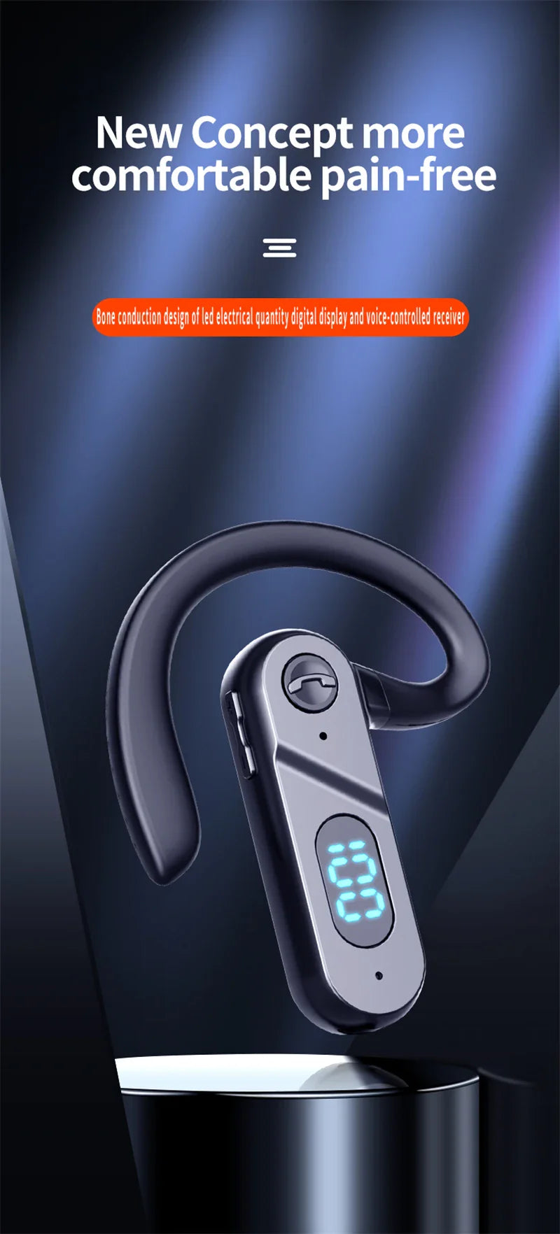 V28 TWS Bluetooth Headset – Wireless Smart Earbuds for Mobile Phones