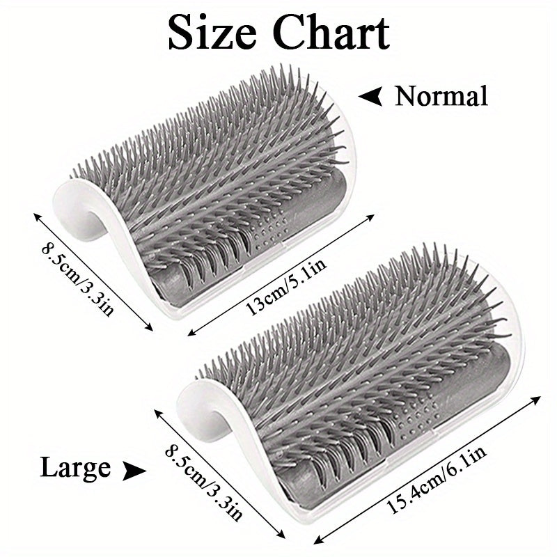 Massage Pet Cat Brush Corner Scrape Hair Removal Beauty Clean Corner Brush Removable  Comb for Kitten Cat scratchers massagetool