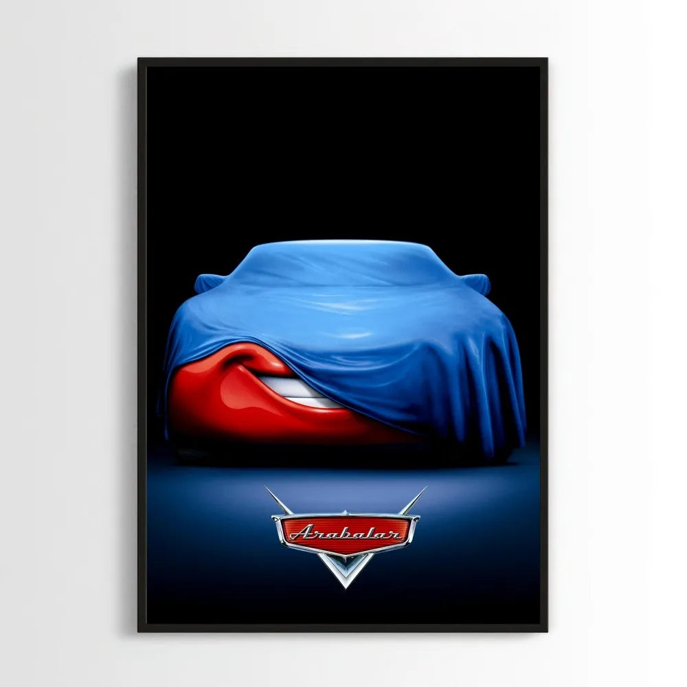 MINISO Cars Lightning McQueen 95 Poster Prints Wall Pictures Living Room Home Decoration
