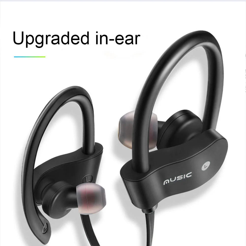 Mini Wireless Bluetooth Sports Earphones – TWS, Ear-Hooks, HiFi Stereo Music