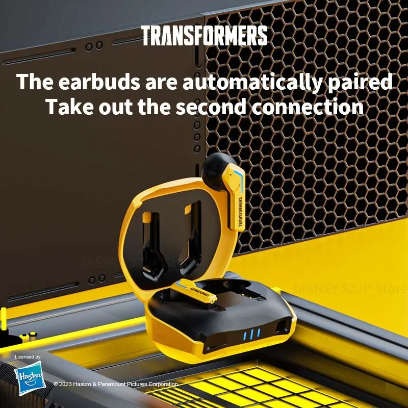 TF-T06 Wireless Earbuds – TRANSFORMERS Bluetooth Headphones for Gaming & Music
