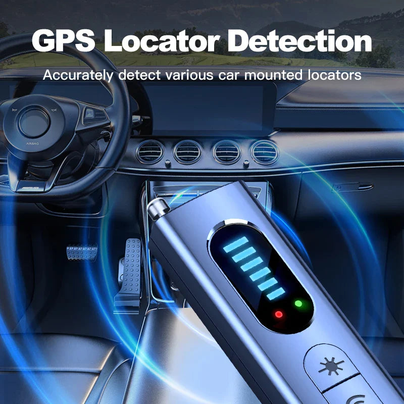 T18 Bug & Hidden Camera Detector – RF Signal Scanner, Anti-Spy Device with Charger