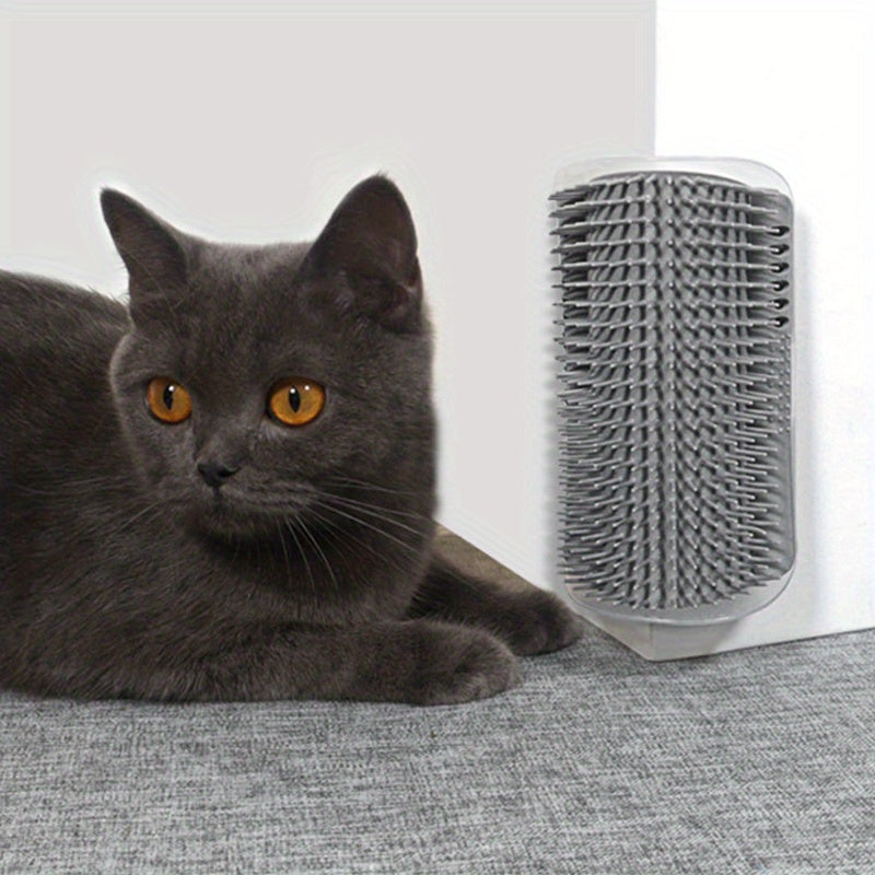Massage Pet Cat Brush Corner Scrape Hair Removal Beauty Clean Corner Brush Removable  Comb for Kitten Cat scratchers massagetool