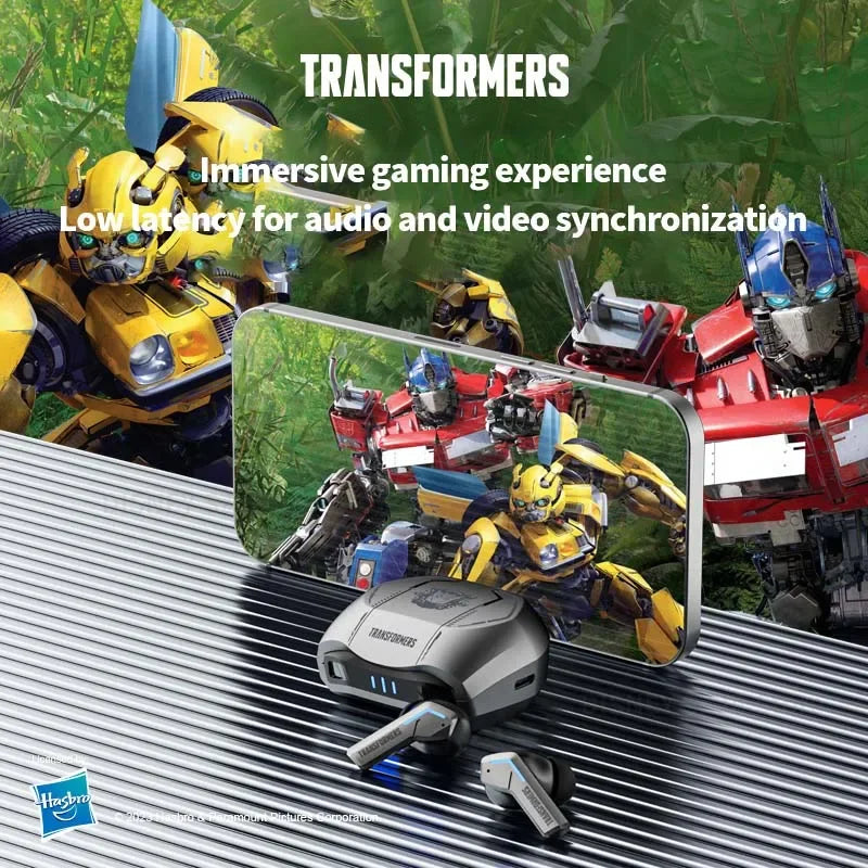 TF-T06 Wireless Earbuds – TRANSFORMERS Bluetooth Headphones for Gaming & Music