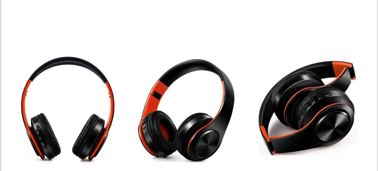 HIFI Stereo Bluetooth Earphones – FM Radio & SD Card Support with Mic