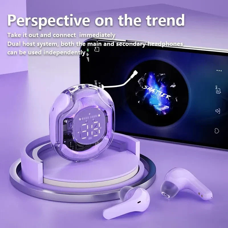 T8 Wireless Gaming Earphones – 3D Sound, ENC Noise Reduction, Long Battery Life