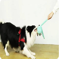 Interactive Dog Plush Octopus Toy – Squeaky, Durable & Anti-Boredom