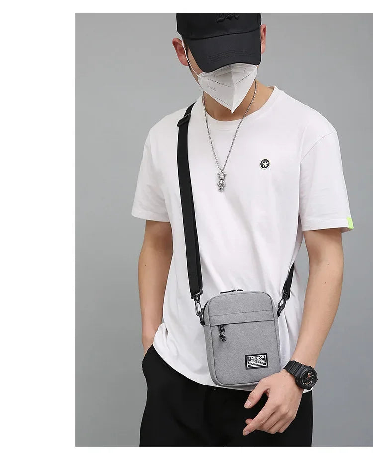 Fashion Small Square Diagonal Bag – Oxford Cloth Handbag for Casual Use