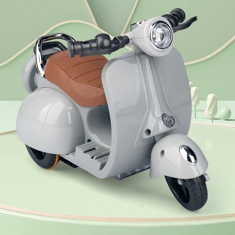 Labubu Doll Mini Electric Motorcycle,labubu Doll Accessories, Fun Cute Doll Toys,With Lights and Music,DIY Kid Christmas Gift