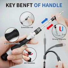 115-in-1 Precision Screwdriver Set – PC, Phone, Electronics Repair Tool Kit