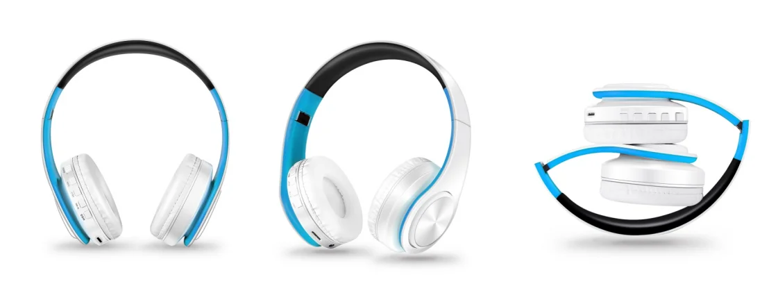 HIFI Stereo Bluetooth Earphones – FM Radio & SD Card Support with Mic