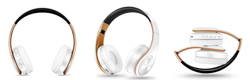 HIFI Stereo Bluetooth Earphones – FM Radio & SD Card Support with Mic