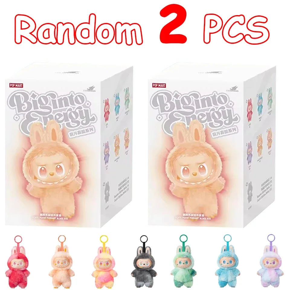 For Labubu 3 Heartbeat Macaron Enamel The Monsters Face Blind Box Pvc Figurine Tabletop Ornament Kawaii Doll Kid Birthday Gift