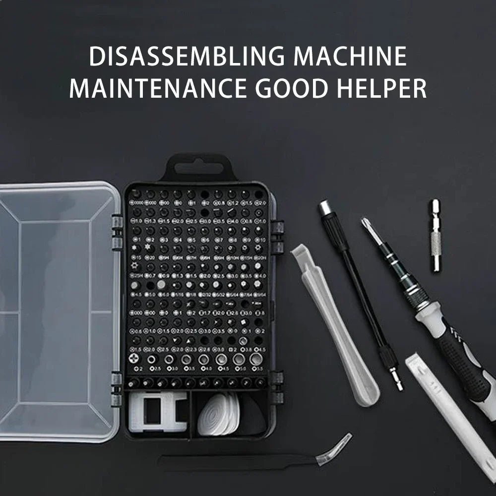 115-in-1 Precision Screwdriver Set – PC, Phone, Electronics Repair Tool Kit