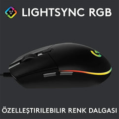 Logitech G102 USB Gaming Mouse – 8000 DPI, RGB Lighting for PC & Mac