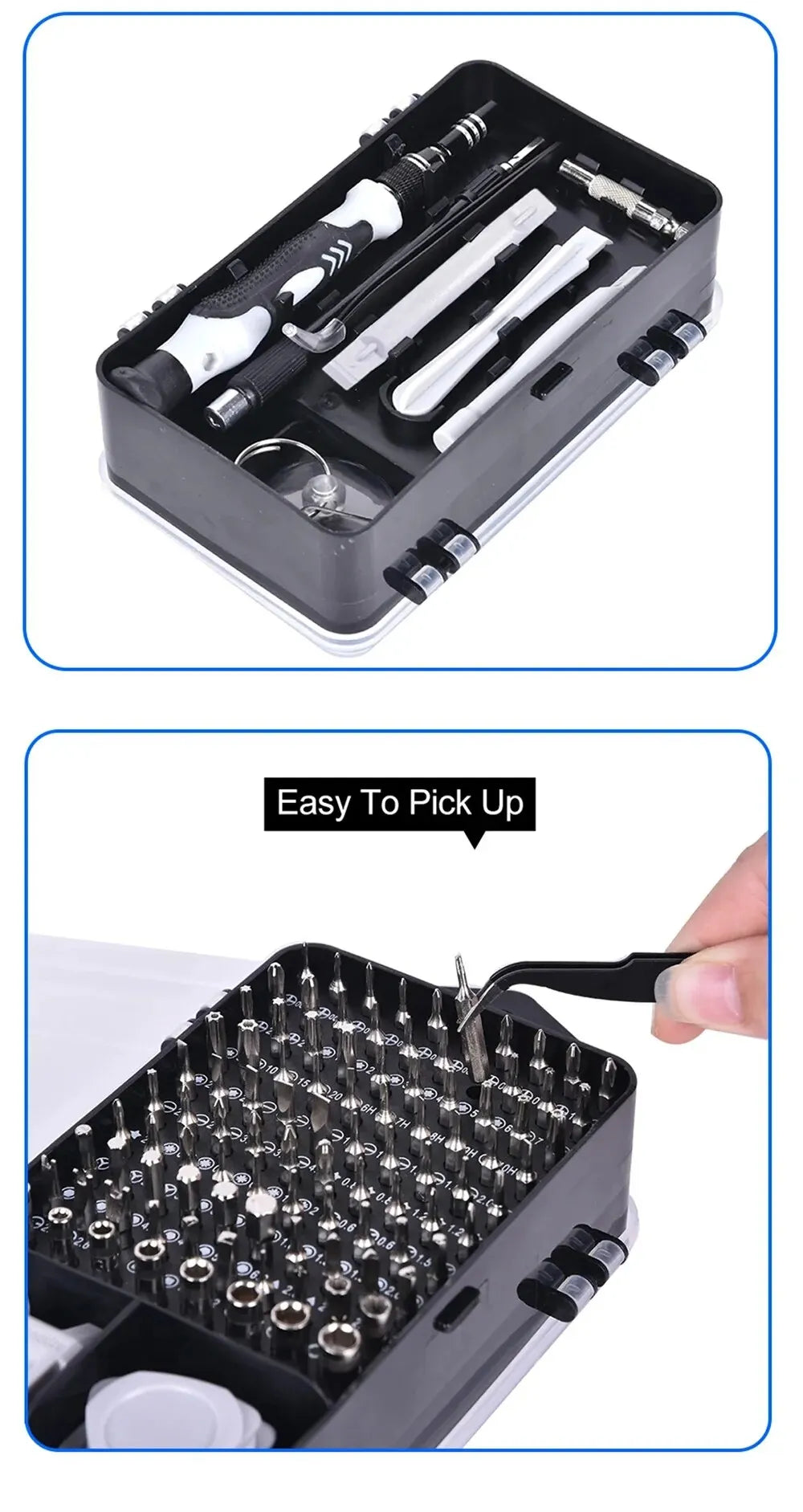 115-in-1 Precision Screwdriver Set – PC, Phone, Electronics Repair Tool Kit