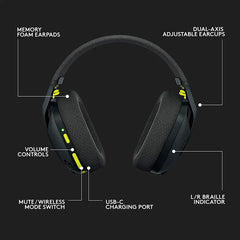 Logitech G435 Wireless Gaming Headset – Bluetooth, Surround Sound, Over-Ear